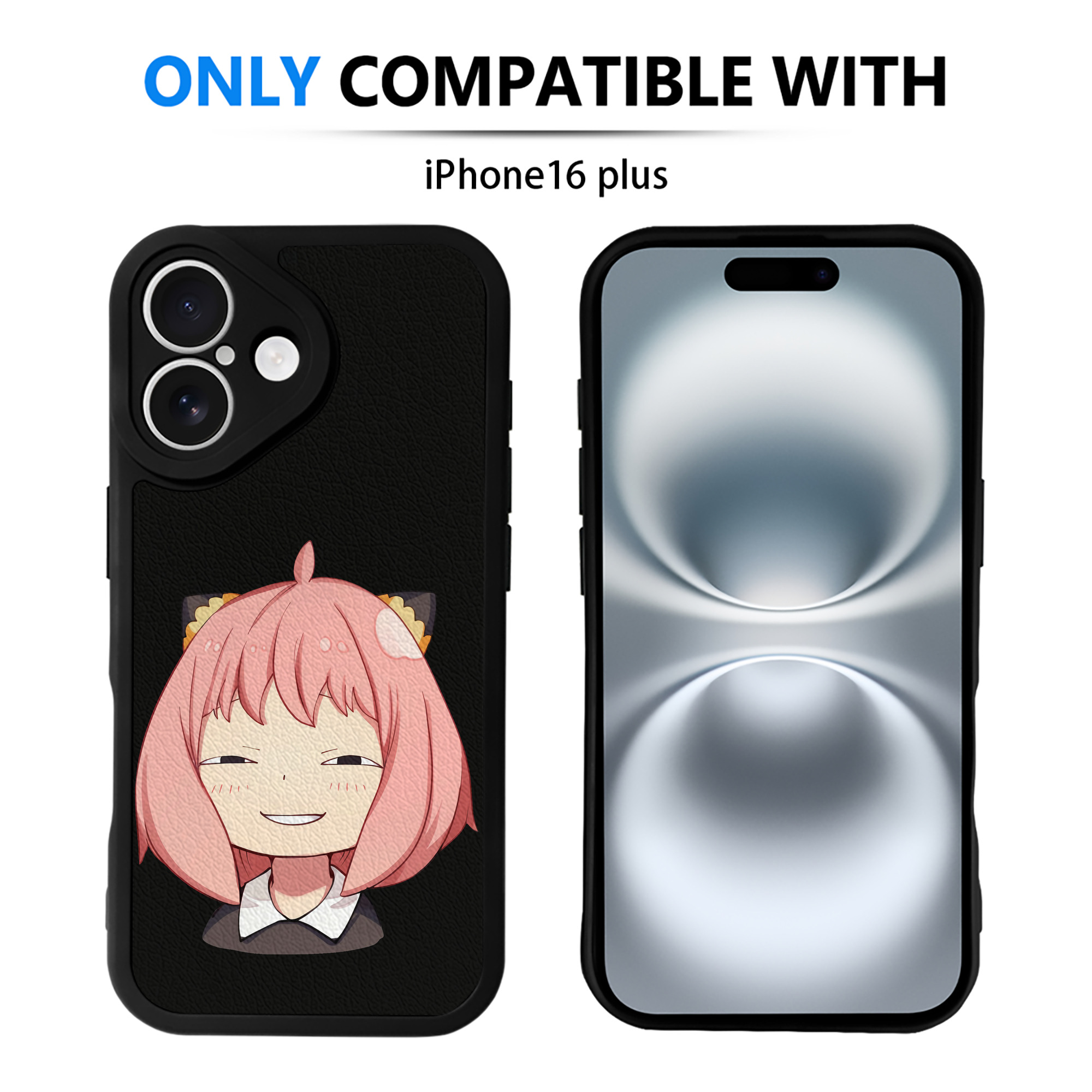 （画像用） SPY×FAMILY间谍家家酒 【iPhone 16シリーズ対応】シリコンスマホケース（レザー調） 材質：シリコン
